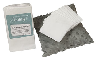 100% Cotton Soft Bottom Cloth Wipes - Bulk Pack - Shop at The Pump Station and Nurtury