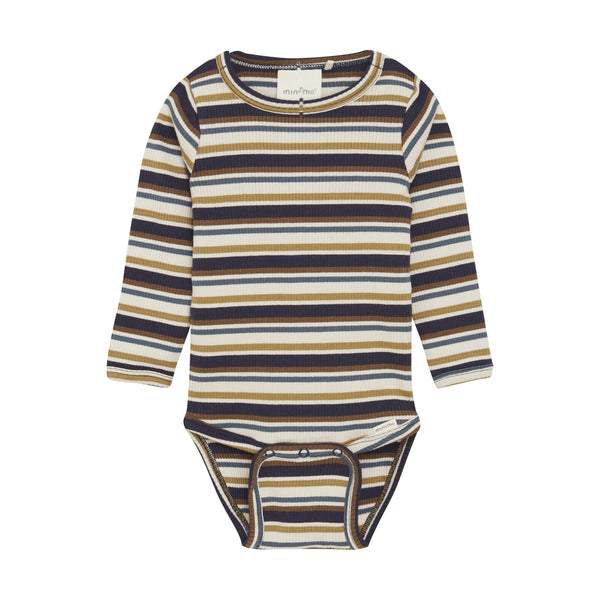 Minymo Long Sleeve Y/D Rib Bodysuit F1 - Just $30.95! Shop now at The Pump Station & Nurtury