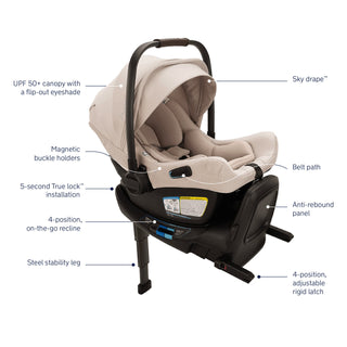 Nuna Pipa Aire RX Infant Car Seat + RELX Base - Shop at The Pump Station and Nurtury