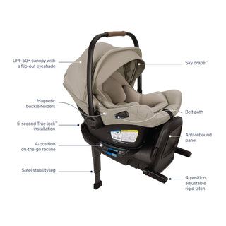 Nuna Pipa Aire RX Infant Car Seat + RELX Base - Shop at The Pump Station and Nurtury