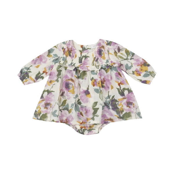 Angel Dear LS Smocked Ruffle Bubble with skirt F1 - Just $38.95! Shop now at The Pump Station & Nurtury