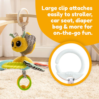 Lamaze Buzzy the Bee™ Clip & Go, 0+ - Just $16.95! Shop now at The Pump Station & Nurtury