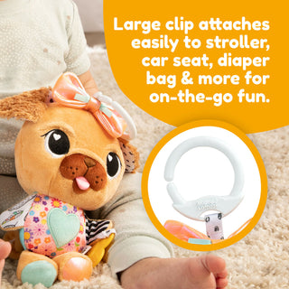 Lamaze Lovey the Pug™Clip & Go, 0+ - Just $16.95! Shop now at The Pump Station & Nurtury