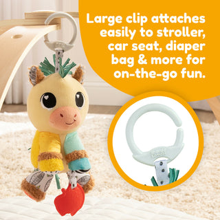 Lamaze Carson Clydesdale™ Clip & Go, 0+ - Just $16.95! Shop now at The Pump Station & Nurtury