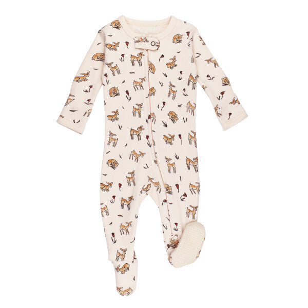 L'ovedbaby Organic Woodlands 2 way Zipper Footie F1 - Just $34.95! Shop now at The Pump Station & Nurtury