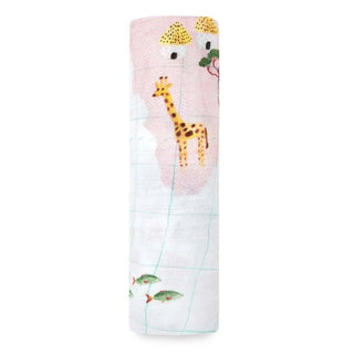 aden + anais classic muslin swaddle single - Around the World 1