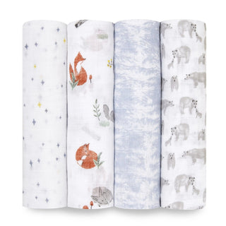 aden + anais Muslin Swaddle 4 Pk - Just $59.95! Shop now at The Pump Station & Nurtury