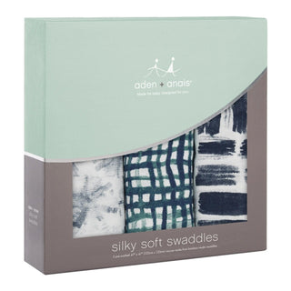 aden + anais Silky Soft Muslin Swaddle 3pk - Shop at The Pump Station and Nurtury