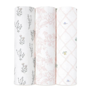 aden + anais Silky Soft Muslin Swaddle 3pk - Shop at The Pump Station and Nurtury