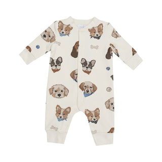 Angel Dear Baseball Collar Romper F3 - Shop at The Pump Station and Nurtury