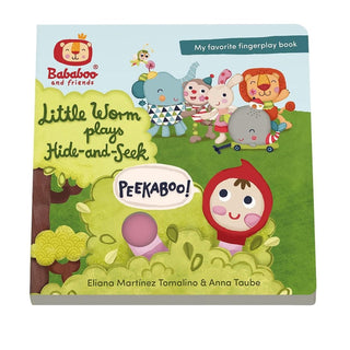 Bababoo - "Little Worm Plays Hide-And-Seek. Peekaboo!" Finger Book - Shop at The Pump Station and Nurtury