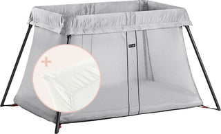 BabyBjörn Travel Crib Light + Fitted Sheet Bundle - Shop at The Pump Station and Nurtury