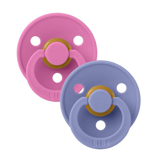 BIBS Colour 2 PACK Round Pacifier - Size 1 - Shop at The Pump Station and Nurtury