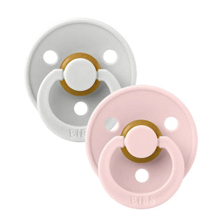 BIBS Colour 2 PACK Round Pacifier - Size 1 - Shop at The Pump Station and Nurtury