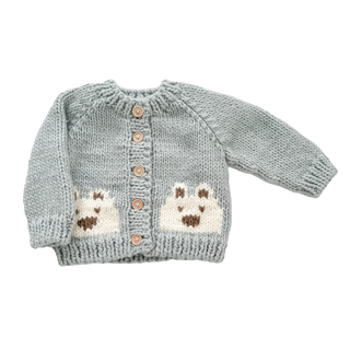 Blueberry Hill Hand Knit Bear Cardigan - Shop at The Pump Station and Nurtury