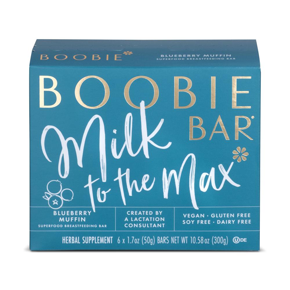 Booby Boons+ Lactation Chocolate Chip Bars; (6x45g). Award Winning