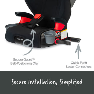 Britax Highpoint Backless Belt-Positioning Booster Seat with Safewash - Shop at The Pump Station and Nurtury