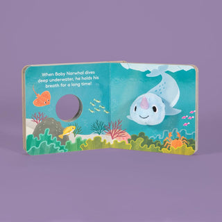 Chronicle Books Baby Narwhal Finger Puppet Book - Shop at The Pump Station and Nurtury