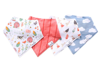 Copper Pearl Bandana Bib 4pk - Shop at The Pump Station and Nurtury