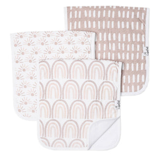 Copper Pearl Burp Cloth 3pk - Shop at The Pump Station and Nurtury