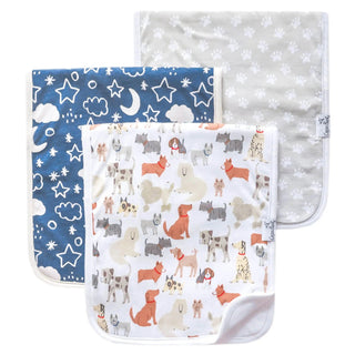 Copper Pearl Burp Cloth 3pk - Shop at The Pump Station and Nurtury