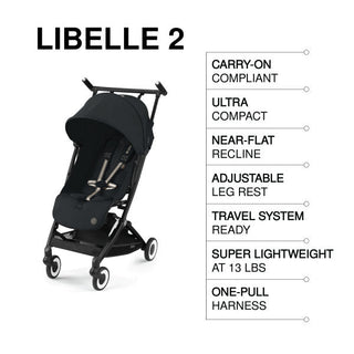 Cybex Libelle 2 Ultra-Compact Lightweight Travel Stroller - Shop at The Pump Station and Nurtury