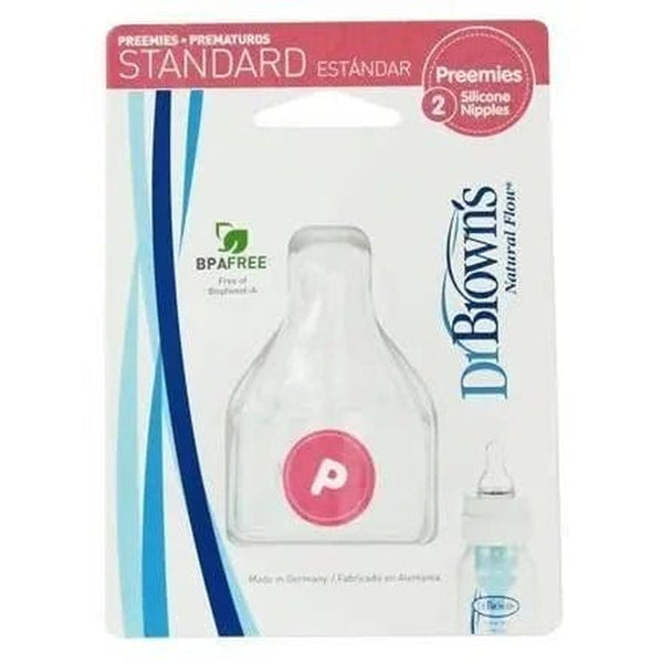 Dr. Brown's Natural Flow Bottle Nipple-2 pack - Just $3.95! Shop now at The Pump Station & Nurtury