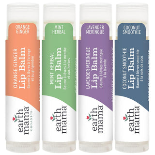 Earth Mama Lip Balm Quadruplets - 4 pack - Shop at The Pump Station and Nurtury