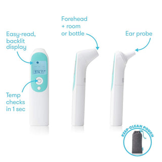 fridababy 3-in-1 Ear, Forehead + Touchless Infrared Thermometer - Shop at The Pump Station and Nurtury