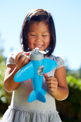 Green Toys Airplane - Blue Wings - 1yr+ - Shop at The Pump Station and Nurtury