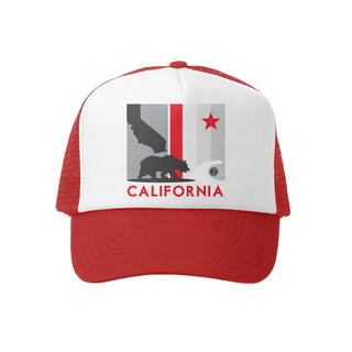 Grom Squad Trucker Hat, CA Flag - Shop at The Pump Station and Nurtury