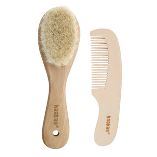 Haakaa Wooden Baby Brush & Comb Set - Shop at The Pump Station and Nurtury