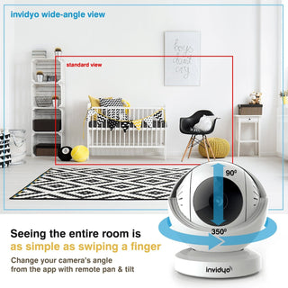 Invidyo Baby Monitor with crib mount + 1 Year Care Subscription - Shop at The Pump Station and Nurtury