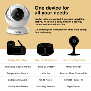 Invidyo Baby Monitor with crib mount - Shop at The Pump Station and Nurtury