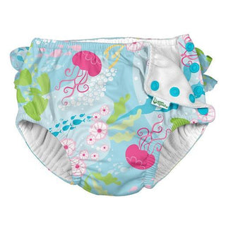 iPlay Ruffle Snap Reusable Absorbent Swimsuit Diaper - Shop at The Pump Station and Nurtury