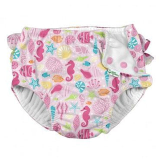 iPlay Ruffle Snap Reusable Absorbent Swimsuit Diaper - Shop at The Pump Station and Nurtury