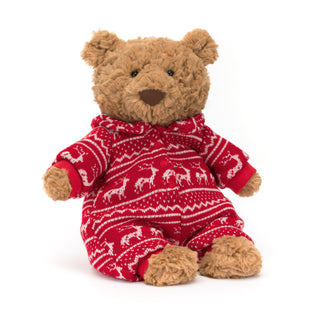 Jellycat Bartholomew Bear Winter Pajamas - Shop at The Pump Station and Nurtury