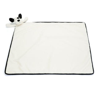 Jellycat Bashful Black & Cream Puppy Blankie - Shop at The Pump Station and Nurtury