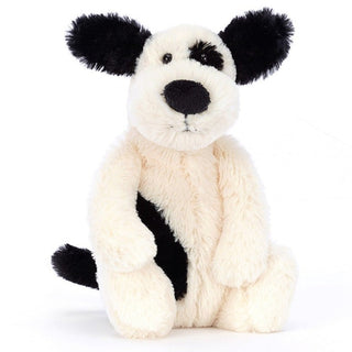 Jellycat Bashful Black & Cream Puppy - Shop at The Pump Station and Nurtury