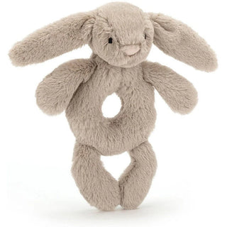 Jellycat Bashful Blue Bunny Ring Rattle - 1