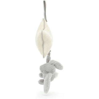 Jellycat Bashful Grey Bunny Musical Pull - Shop at The Pump Station and Nurtury