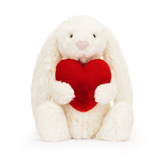 Jellycat Bashful Red Love Heart Bunny - Toys & Books