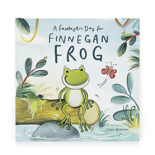 Jellycat A Fantastic Day for Finnegan Frog Book - 1