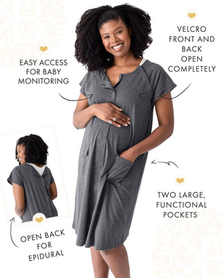 Kindred Bravely 3 In 1 Universal Labor, Delivery & Nursing Gown - Shop at The Pump Station and Nurtury