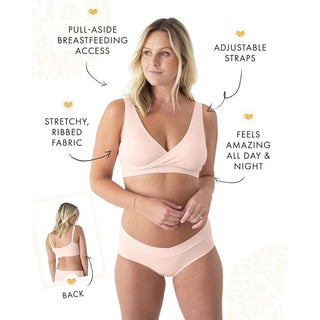 Kindred Bravely Sublime® Adjustable Crossover Nursing & Lounge Bra - Busty - Shop at The Pump Station and Nurtury