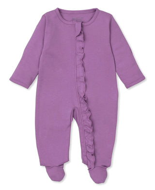 Kissy Love Mauve Ruffle Zip Infant Footie F1 - Shop at The Pump Station and Nurtury