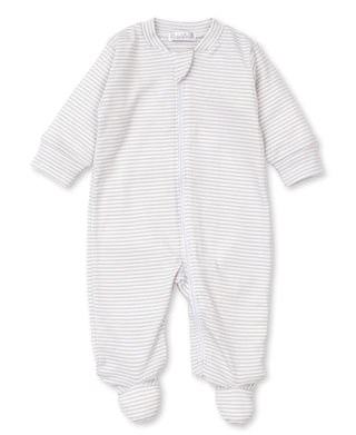 Kissy Kissy Simple Stripes Zip Footie - Shop at The Pump Station and Nurtury