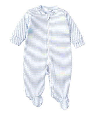 Kissy Kissy Simple Stripes Zip Footie - Shop at The Pump Station and Nurtury