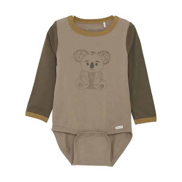 Minymo Long Sleeve Koala Bodysuit F1 - Just $28.95! Shop now at The Pump Station & Nurtury