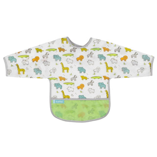 Kushies Baby Cleanbib Waterproof Bib With Sleeves - Shop at The Pump Station and Nurtury